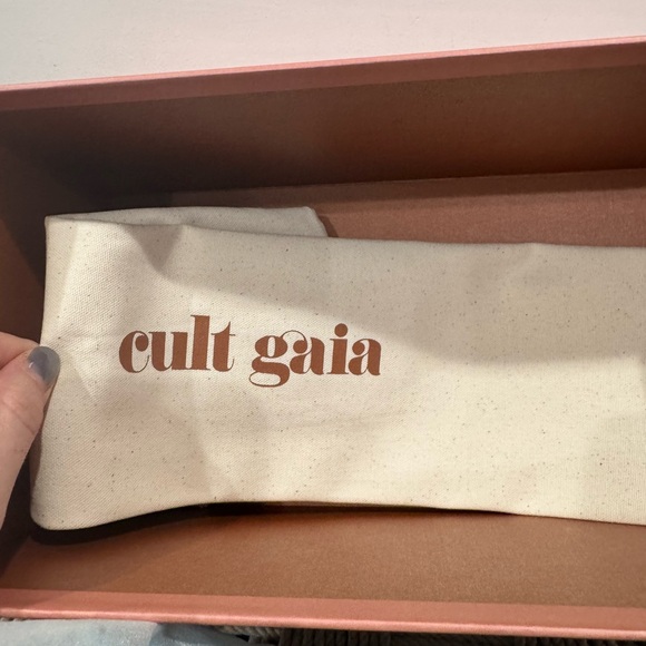 NEW Cult Gaia Mercer turquoise beaded mini shoulder bag - Picture 6 of 12